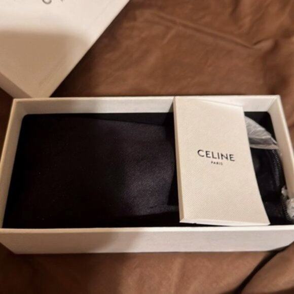 Celine 56mm Designer Sunglasses orange - Picture 9 of 9